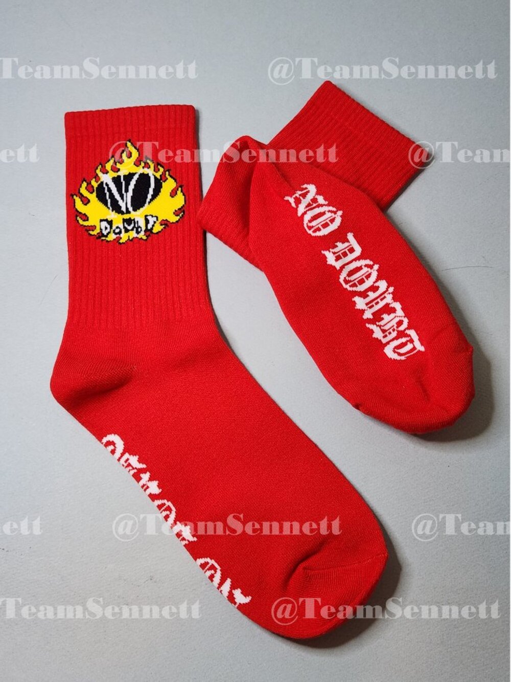 No Doubt Socks  / Red Flame Logo / Sphere Las Vegas Residency 2026